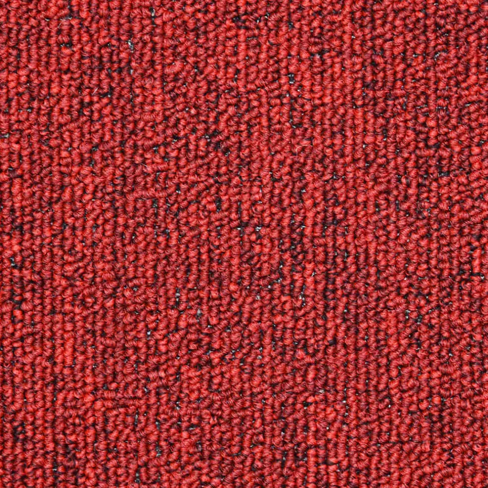 vidaXL Trapmatten 15 st 56 x 17 x 3 cm Non-Slip Rood Vilt - 100% PP