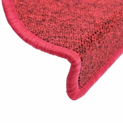 vidaXL Trapmatten 15 st 56 x 17 x 3 cm Non-Slip Rood Vilt - 100% PP