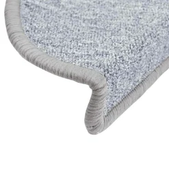 vidaXL Trapmatten 15 st 56 x 17 x 3 cm Non-Slip Lichtgrijs