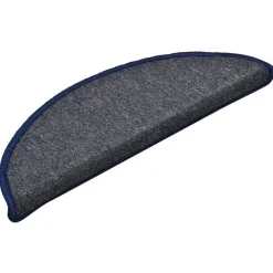 vidaXL Trapmatten 15 st 56 x 17 x 3 cm Non-Slip Lichtgrijs en blauw