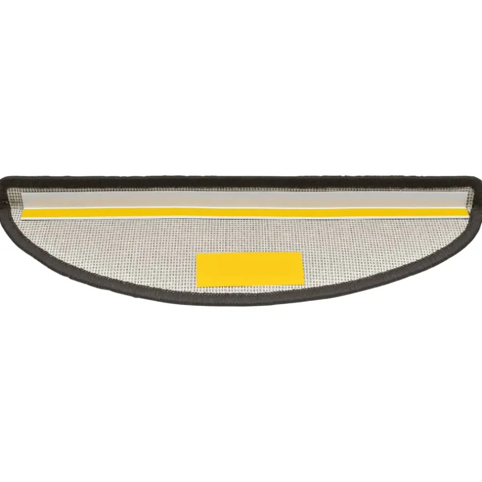 vidaXL Trapmatten 15 st 56 x 17 x 3 cm Non-Slip Donkergrijs