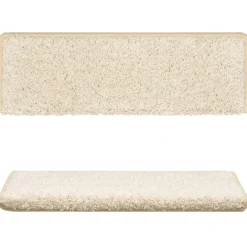 vidaXL Trapmatten 15 st 65x21x4 cm Wit Rechthoekige Rand