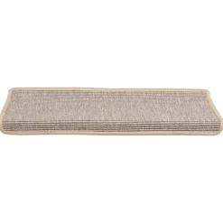 vidaXL Trapmatten 15 st 65x21x4 cm zilver met rechthoekige rand