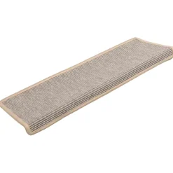 vidaXL Trapmatten 15 st 65x21x4 cm zilver met rechthoekige rand