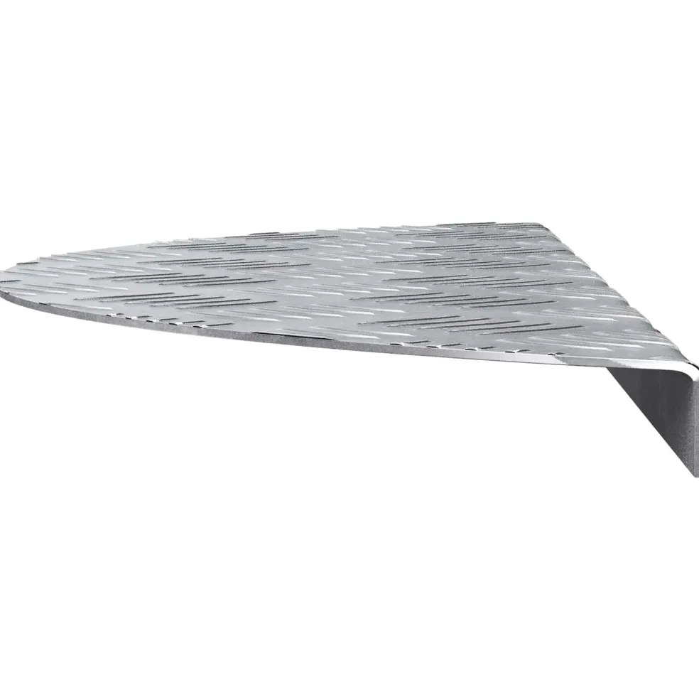 vidaXL Trapmatten 5 st 60 x 18 x 2,5 cm Zilver Aluminium
