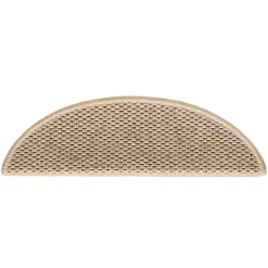 vidaXL Trapmatten zelfklevend 15 st 56x17x3 cm grijs