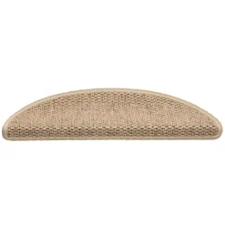 vidaXL Trapmatten zelfklevend 15 st 56x17x3 cm grijs