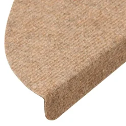 vidaXL Trapmatten zelfklevend 15 st 56x17x3 cm beige