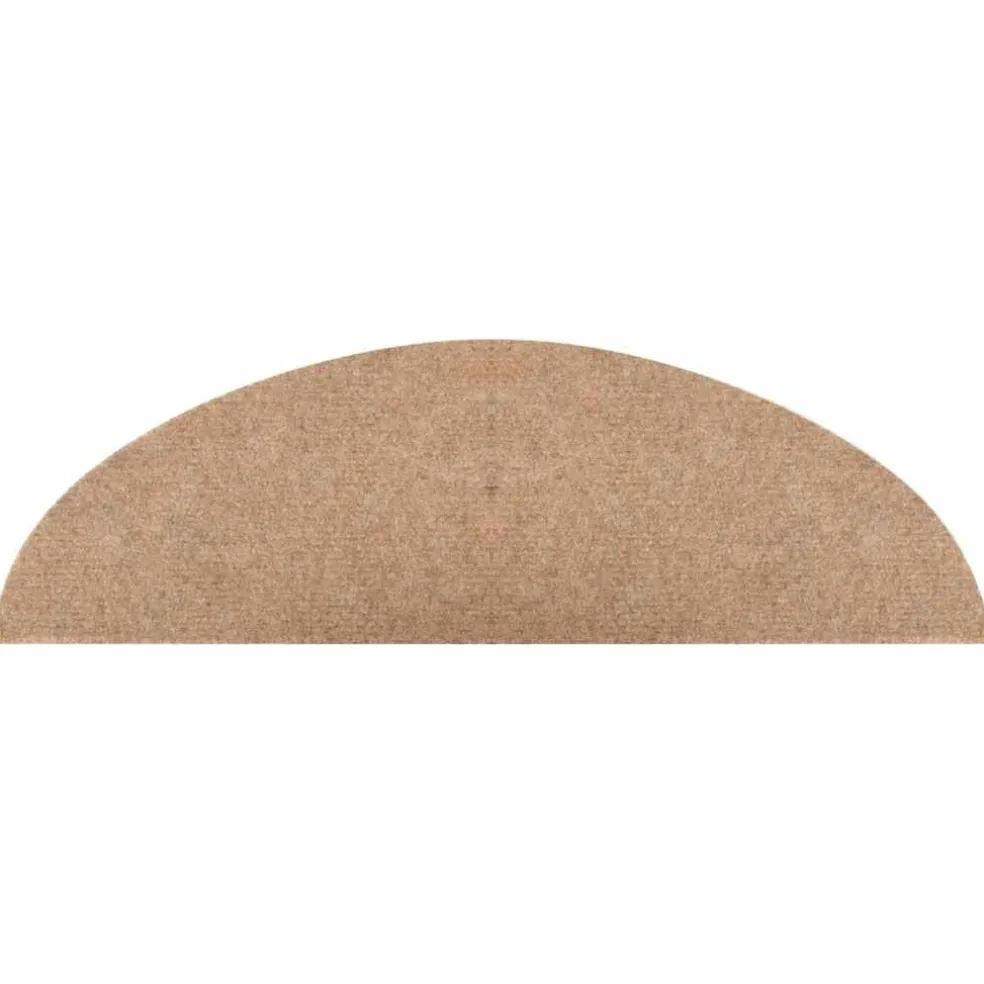 vidaXL Trapmatten zelfklevend 15 st 56x17x3 cm beige
