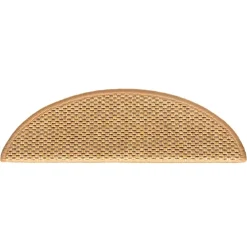 vidaXL Trapmatten zelfklevend 15 st sisal-look 56x17x3 cm lichtbeige