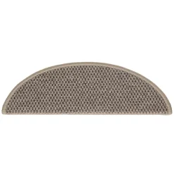vidaXL Trapmatten zelfklevend 15 st sisal-look 56x17x3 cm donkerbeige