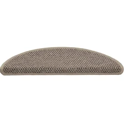 vidaXL Trapmatten zelfklevend 15 st sisal-look 56x17x3 cm donkerbeige