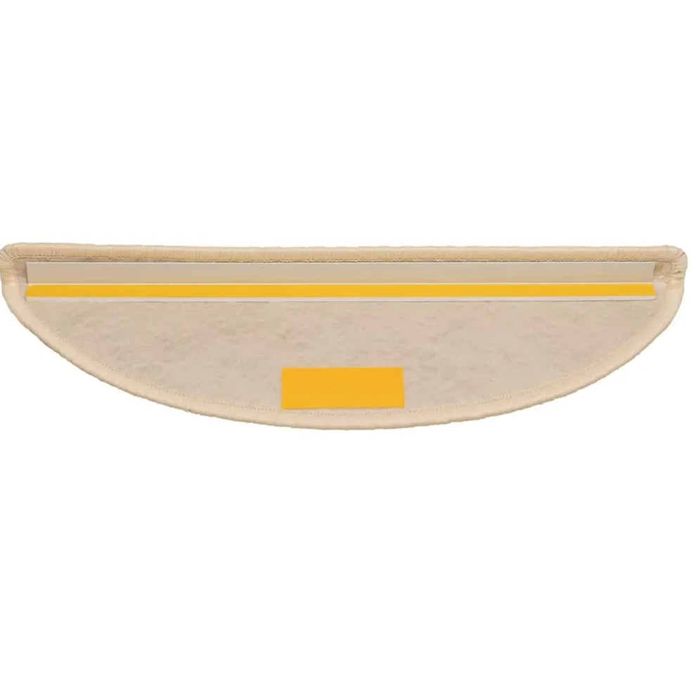 vidaXL Trapmatten zelfklevend 15 st sisal-look 56x17x3 cm berber