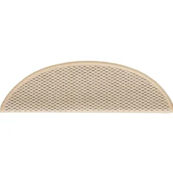 vidaXL Trapmatten zelfklevend 15 st sisal-look 56x17x3 cm berber