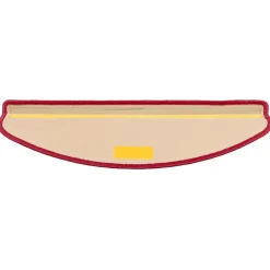 vidaXL Trapmatten zelfklevend 5 st 65x21x4 cm rood