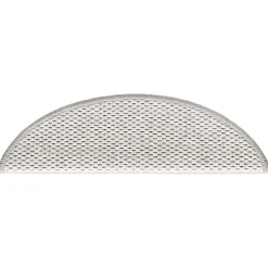 vidaXL Trapmatten zelfklevend 15 st sisal-look 56x17x3 cm platinakleur