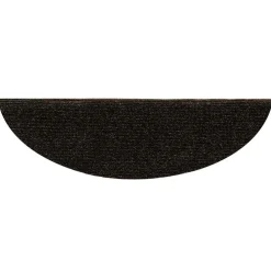 vidaXL Trapmatten Zelfklevend 5 stuks 56x17x3 cm Donkerbruin Halfrond