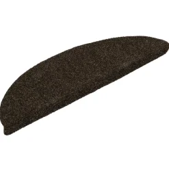vidaXL Trapmatten Zelfklevend 5 stuks 56x17x3 cm Donkerbruin Halfrond