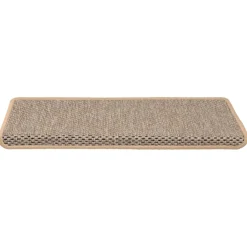 vidaXL Trapmatten zelfklevend 15 st sisal-look 65x21x4 cm lichtbeige