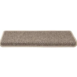 vidaXL Trapmatten zelfklevend 15 st sisal-look 65x21x4 cm donkerbeige