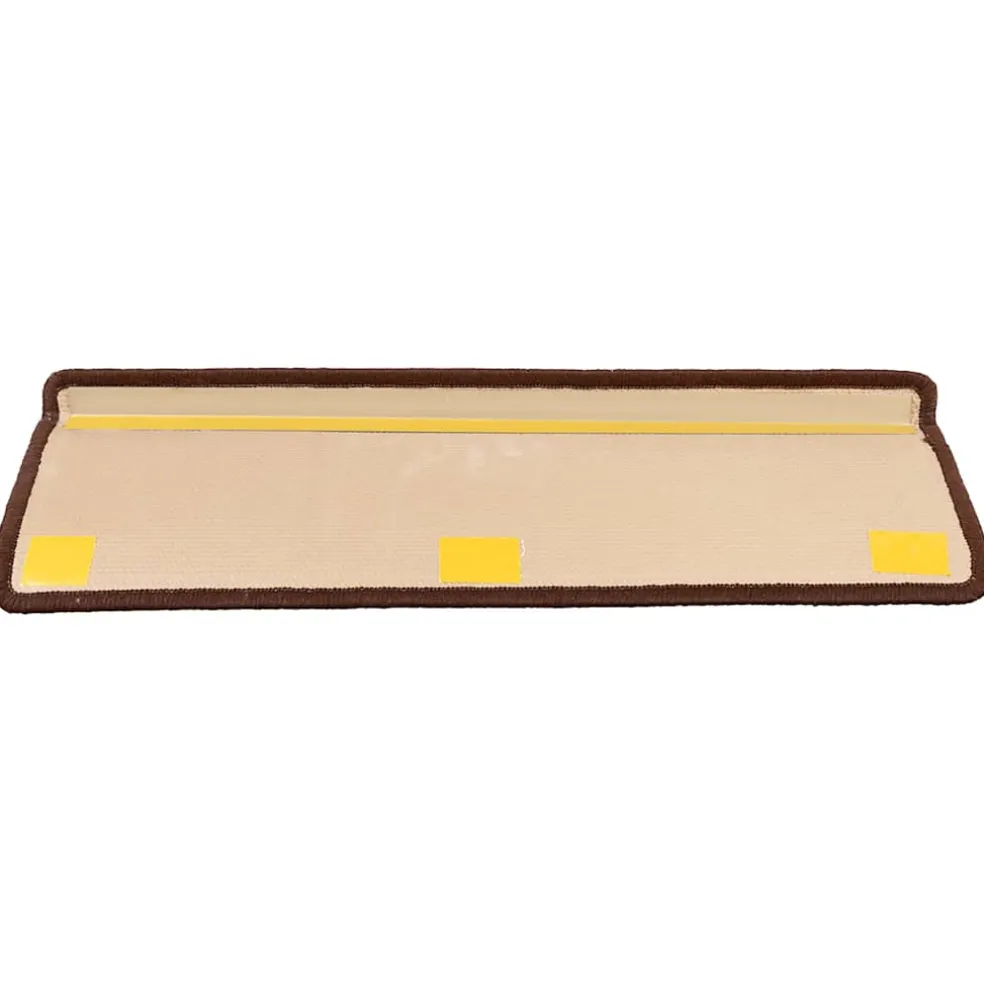vidaXL Trapmatten zelfklevend 5 st 65x21x4 cm bruin