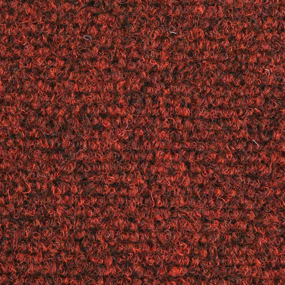 vidaXL Trapmatten Zelfklevend 15 stuks 56x17x3 cm Bordeaux Rood Halfrond