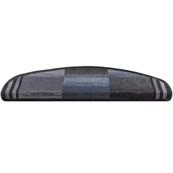 vidaXL Trapmatten Zelfklevend 5 stuks 56x17x3 cm Antraciet Halfrond