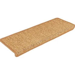 vidaXL Trapmatten zelfklevend 15 st sisal-look 65x21x4 cm sisal