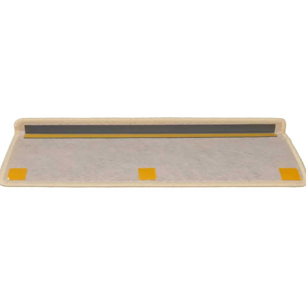 vidaXL Trapmatten zelfklevend 15 st sisal-look 65x21x4 cm Berber