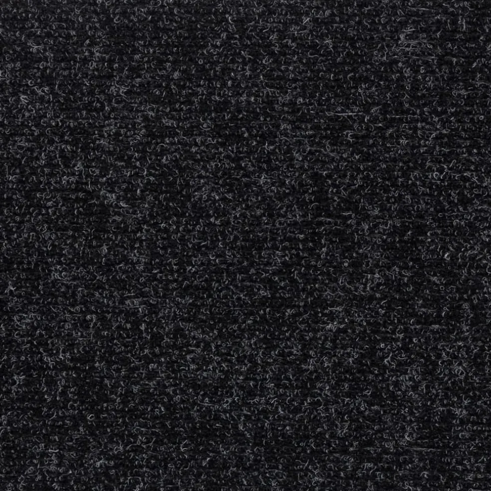 vidaXL Trapmatten Zelfklevend 15 stuks 60x25 cm Zwart Rechthoekig