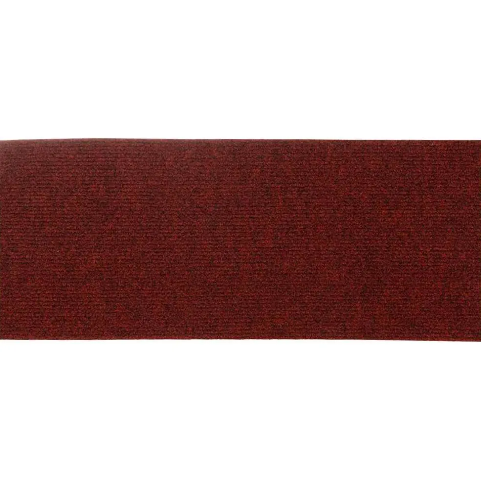 vidaXL Trapmatten Zelfklevend 15 stuks 60x25 cm Bordeaux Rood Rechthoekig