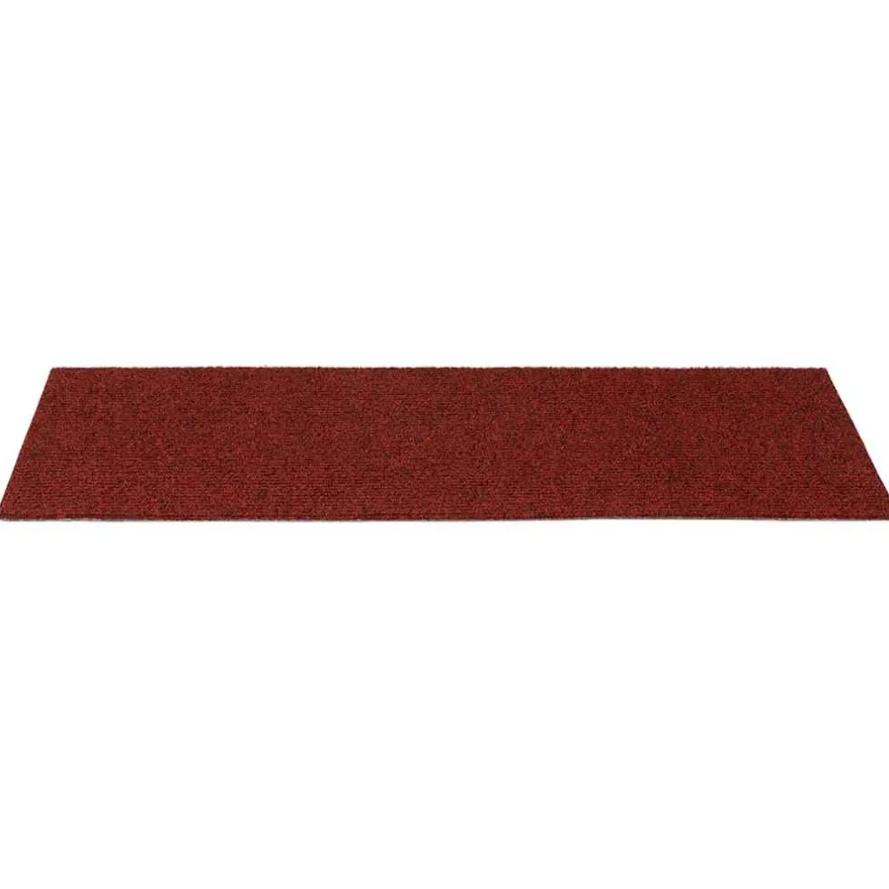 vidaXL Trapmatten Zelfklevend 15 stuks 60x25 cm Bordeaux Rood Rechthoekig