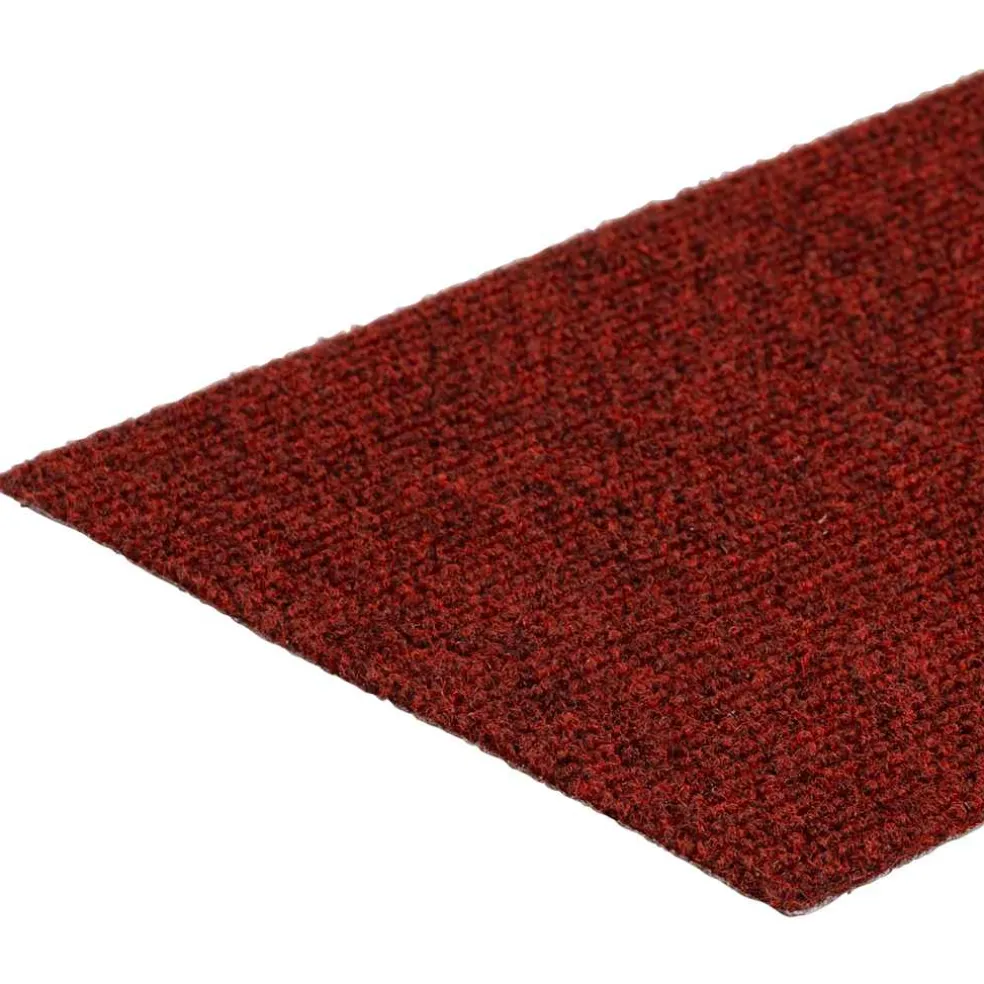 vidaXL Trapmatten Zelfklevend 15 stuks 60x25 cm Bordeaux Rood Rechthoekig