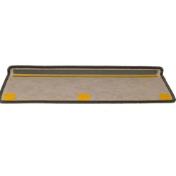 vidaXL Trapmatten zelfklevend 15st sisal-look 65x21x4cm grijs en beige