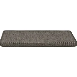 vidaXL Trapmatten zelfklevend 15st sisal-look 65x21x4cm grijs en beige