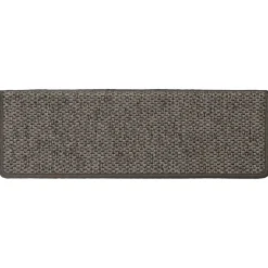 vidaXL Trapmatten zelfklevend 15st sisal-look 65x21x4cm grijs en beige