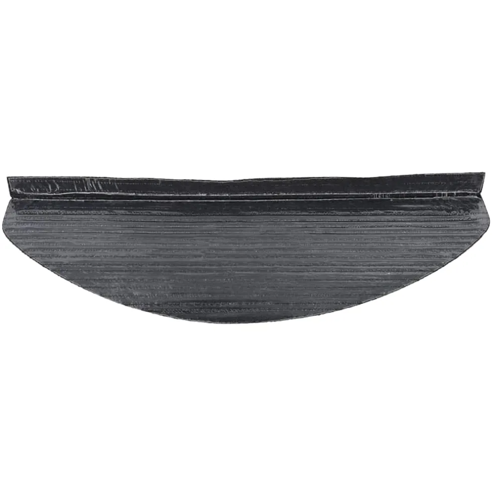 vidaXL Trapmatten zelfklevend 15 st 56x17x3 cm zwart