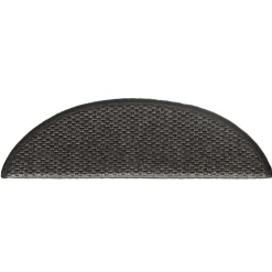 vidaXL Trapmatten zelfklevend 15st sisal-look 56x17x3cm antracietkleur