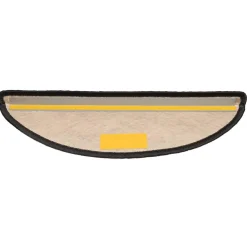 vidaXL Trapmatten zelfklevend 15st sisal-look 56x17x3cm antracietkleur