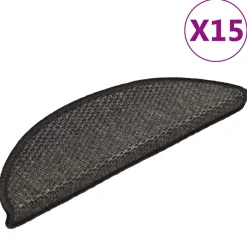 vidaXL Trapmatten zelfklevend 15 stuks 60x25 cm lichtbruin rechthoekig