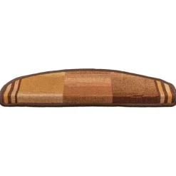 vidaXL Trapmatten Zelfklevend 15 stuks 65x21x4 cm Donkerbruin