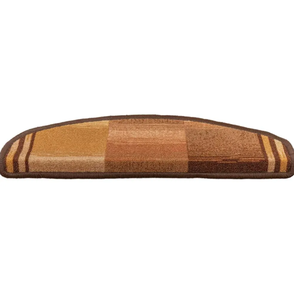 vidaXL Trapmatten zelfklevend 5 st 65x21x4 cm bruin