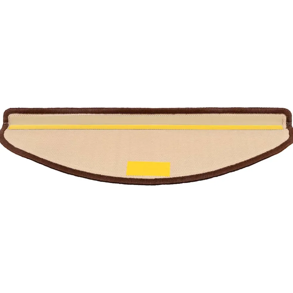 vidaXL Trapmatten zelfklevend 5 st 65x21x4 cm bruin