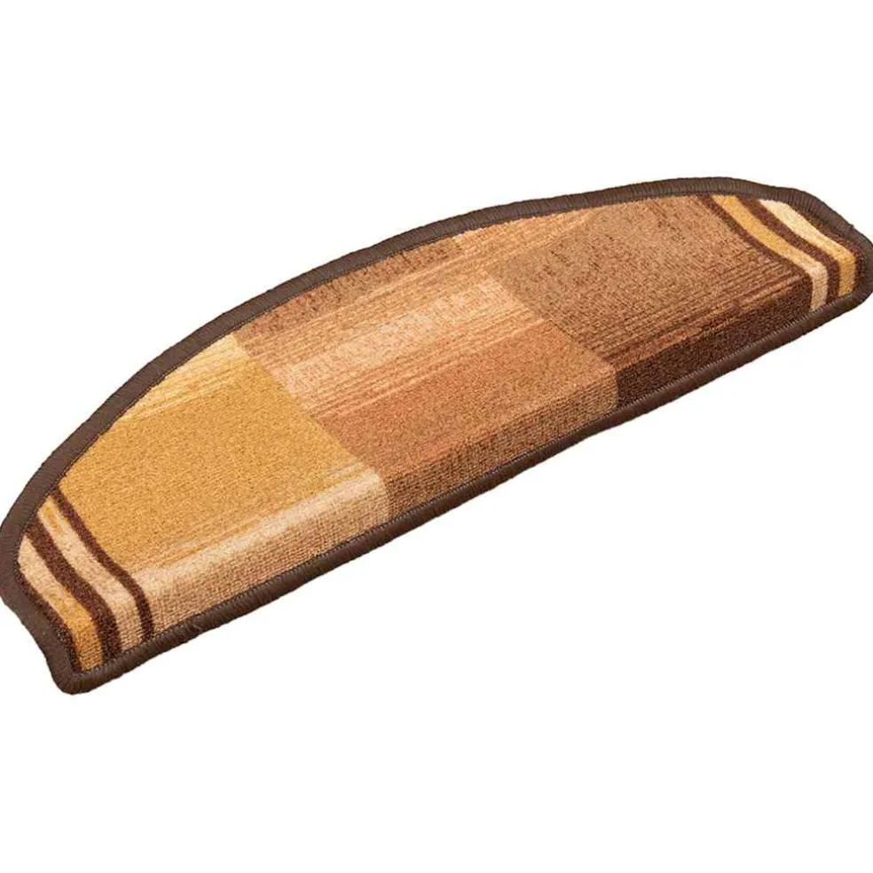 vidaXL Trapmatten zelfklevend 5 st 65x21x4 cm bruin