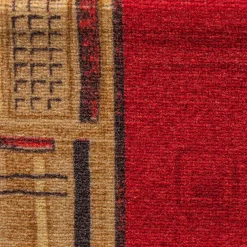 vidaXL Trapmatten zelfklevend 5 st 65x21x4 cm rood