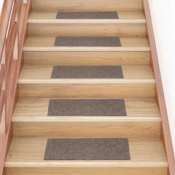 vidaXL Trapmatten zelfklevend 15 stuks 60x25 cm beige rechthoekig