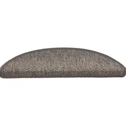 vidaXL Trapmatten zelfklevend 15 st sisal-look 56x17x3 cm grijs-beige