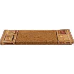 vidaXL Trapmatten zelfklevend 5 st 65x21x4 cm beige