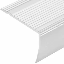 vidaXL Trapneuzen L-vormig 15 st 90 cm aluminium zilverkleurig