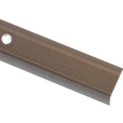 vidaXL Trapneuzen L-vormig 15 st 90 cm aluminium bruin